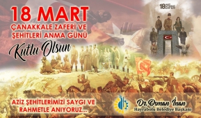 Belediye Başkanımız Dr. Osman İnan'ın 18 Mart Çanakka