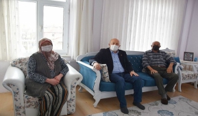 Belediye Başkanımız İnan, Şehit Ailesini ziyaret etti